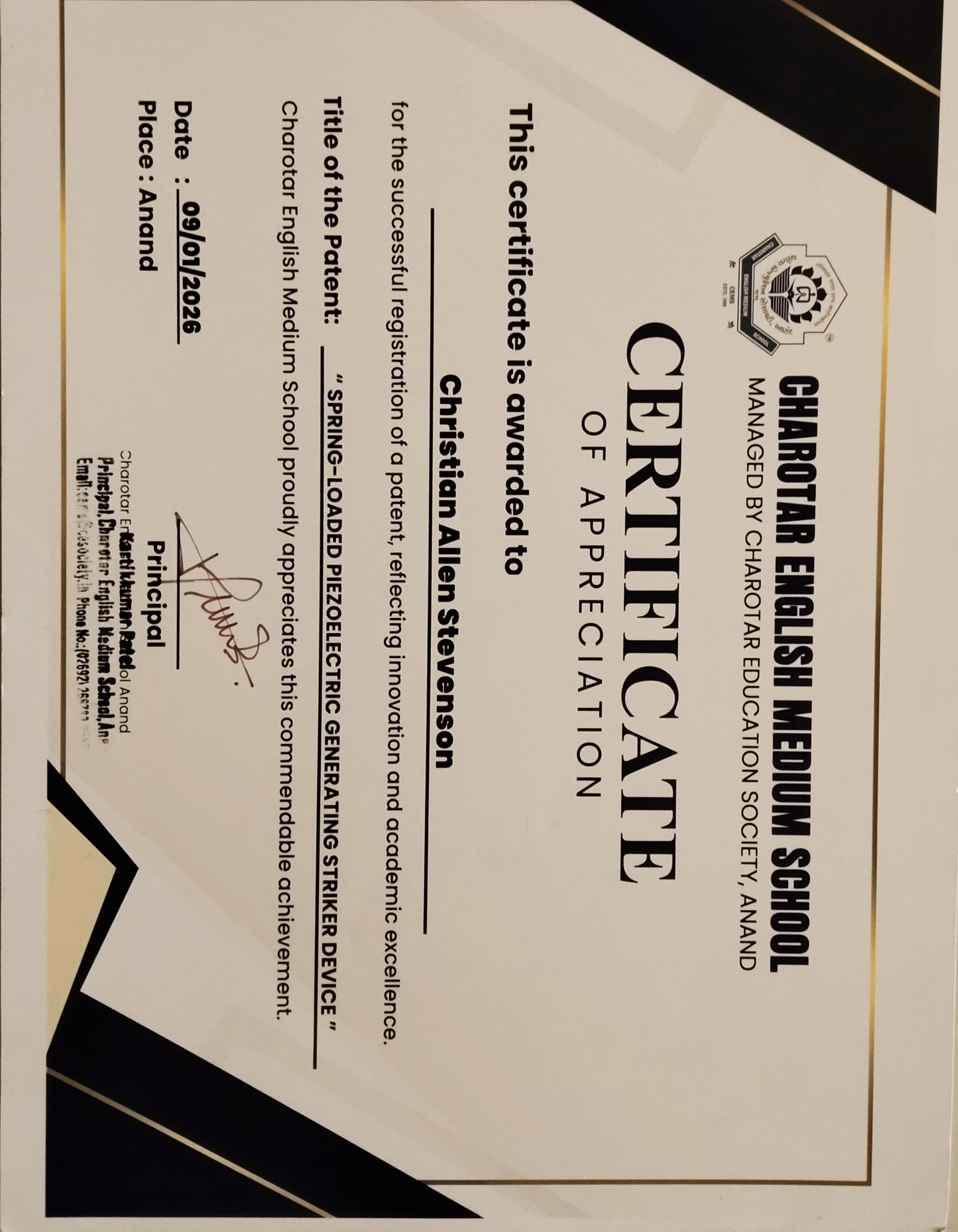CES Patent Appreciation